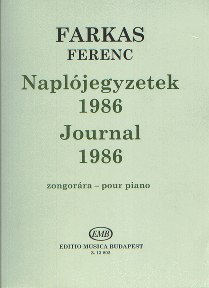 Journal 1986