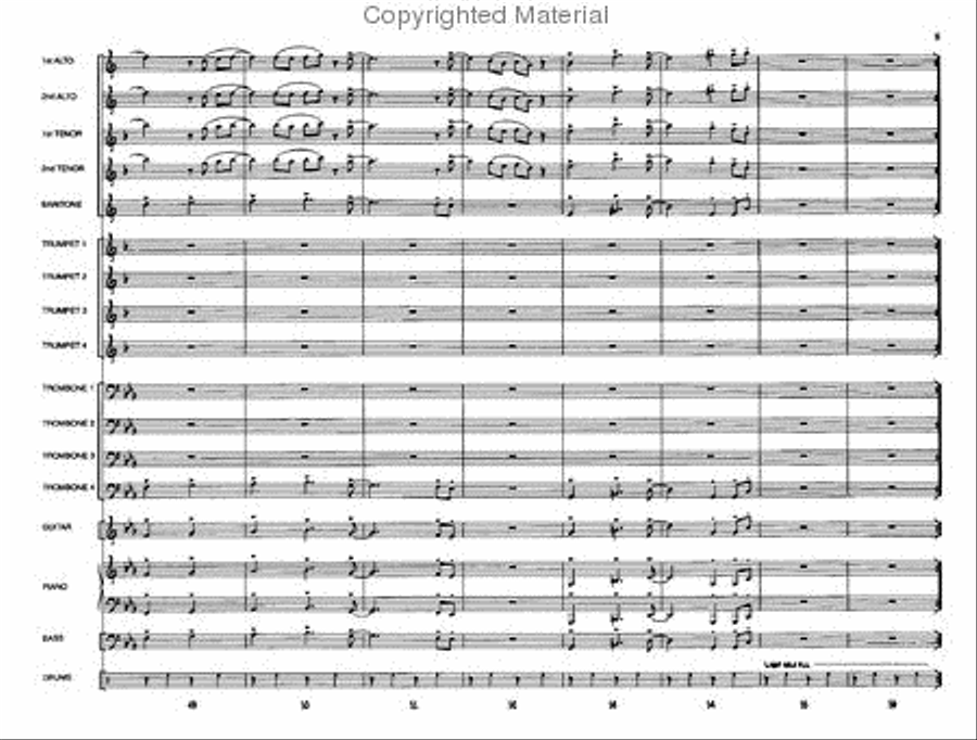 Chasin' Bill Jazz Ensemble scores gallery preview page 8