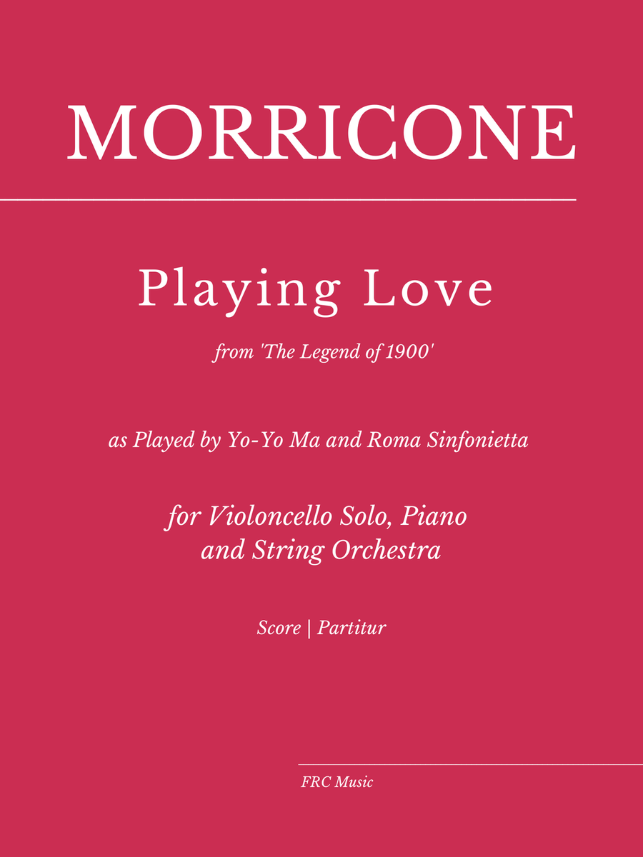 Playing Love - Score Only String Orchestra scores gallery preview page 1