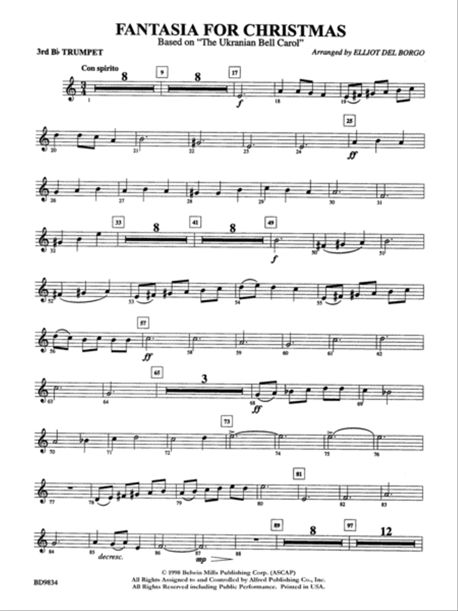 Fantasia for Christmas (based on 