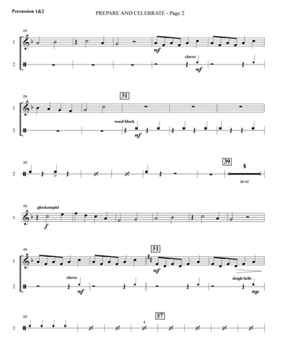 Canticles in Candlelight - Percussion 1,2,3
