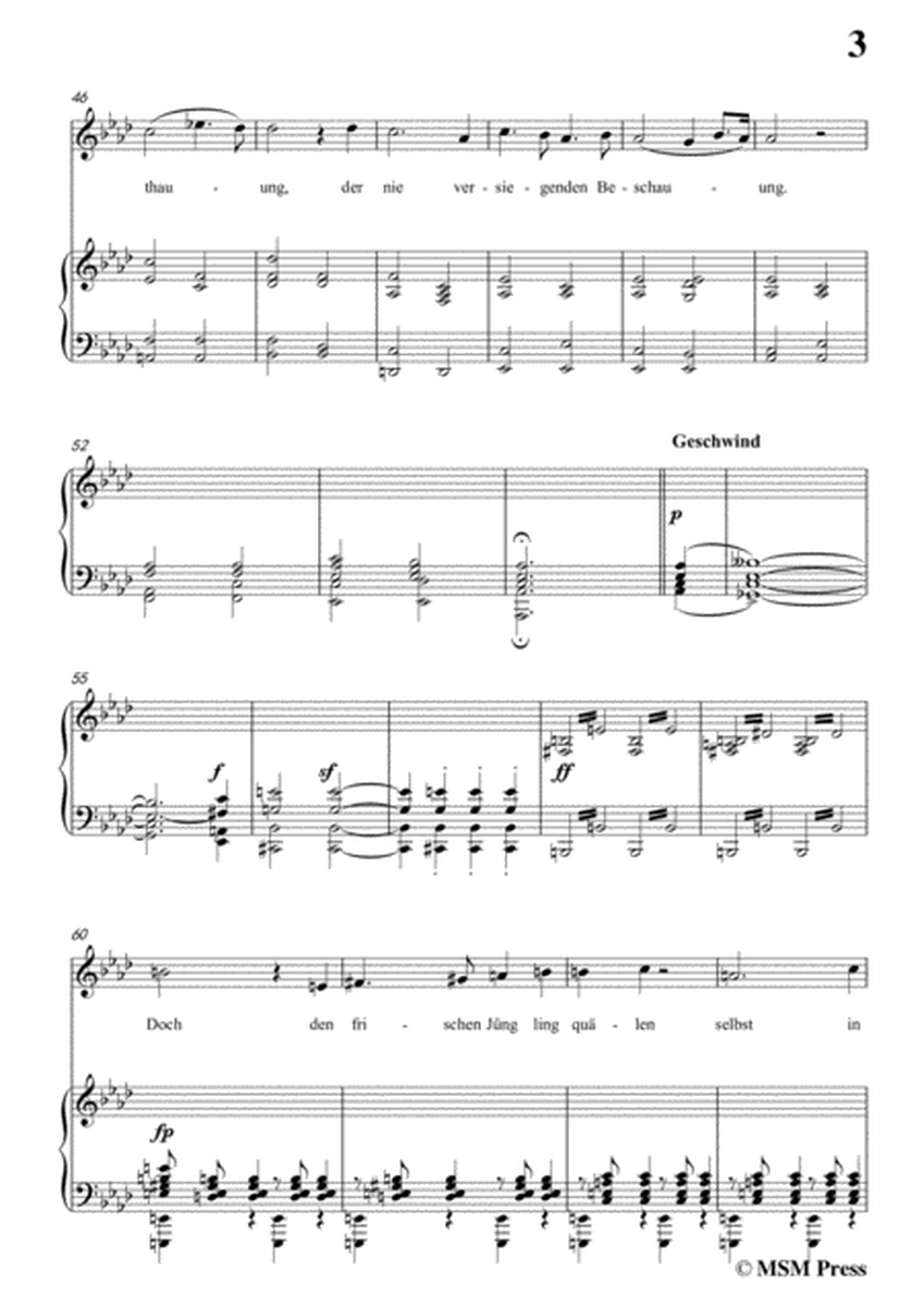 Schubert-Die Einsamkeit,in A flat Major,for Voice&Piano image number null