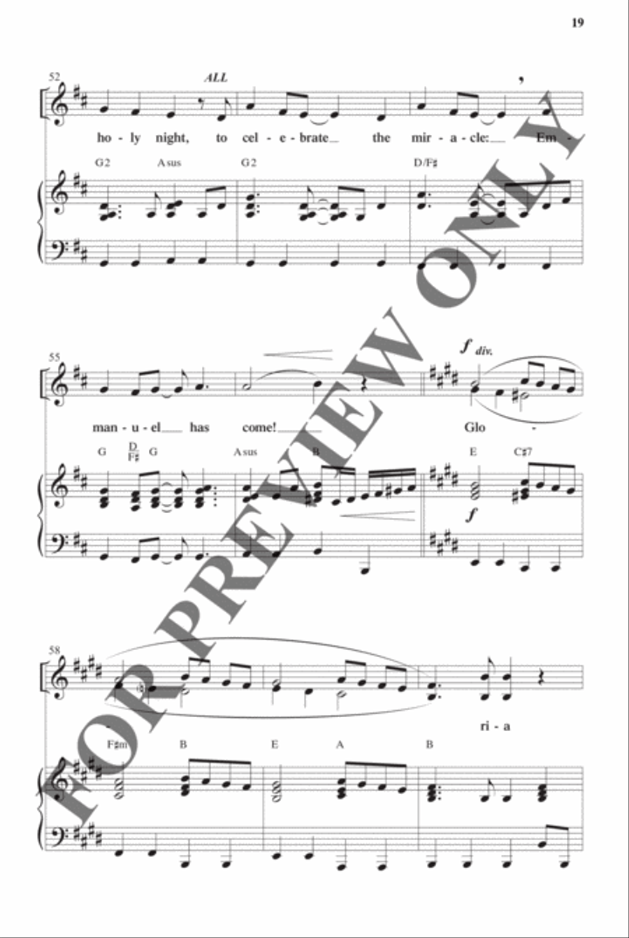 Here We Come a'Caroling - Choral Book Unison Choir scores gallery preview page 20