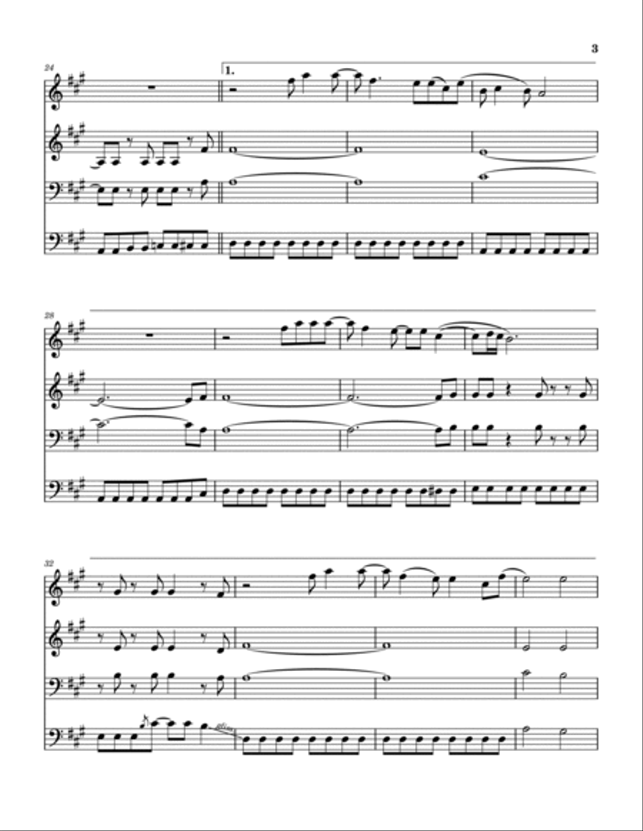 I'm Almost Ready Brass Ensemble scores gallery preview page 4