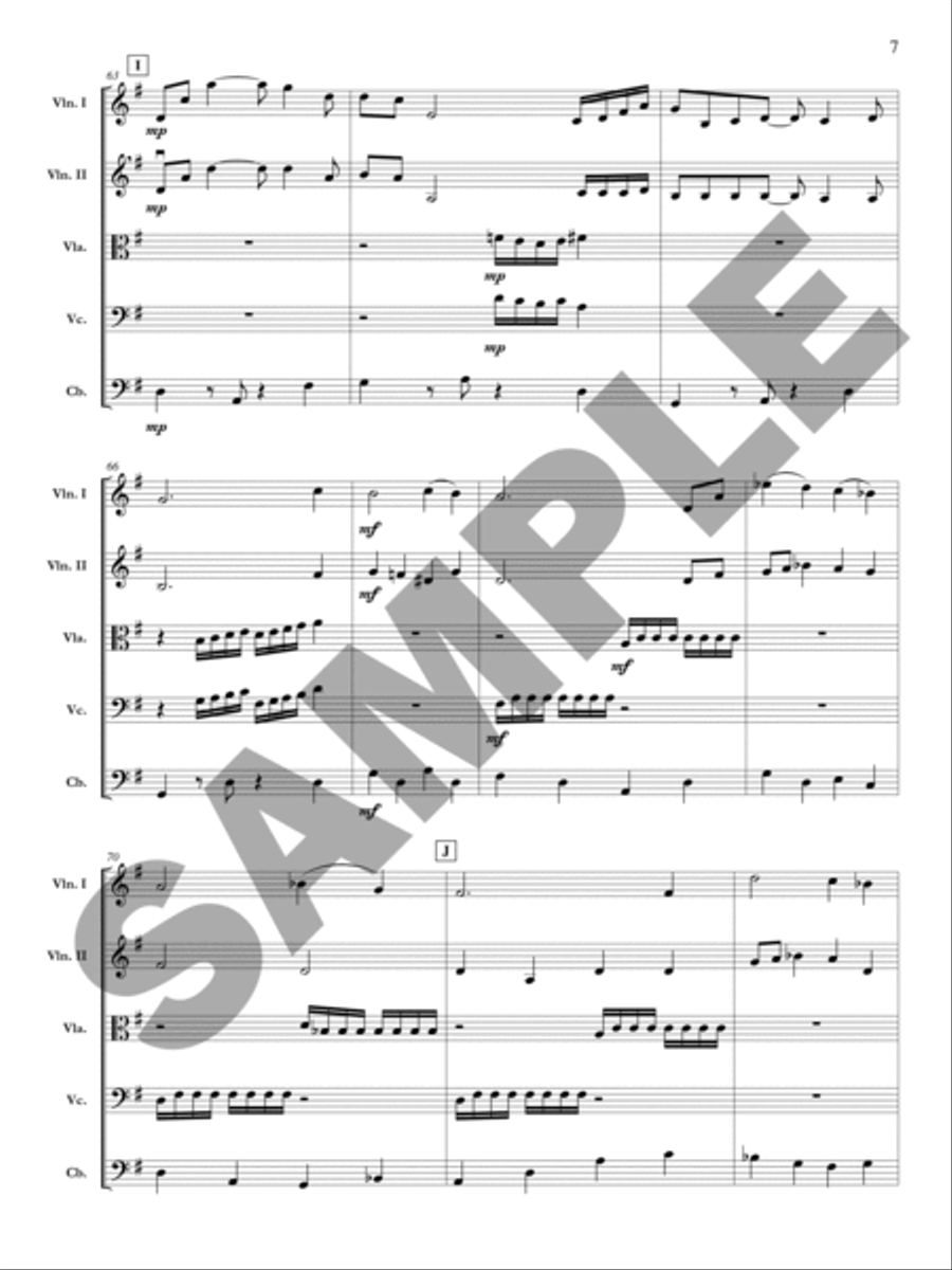 Moonlight on a Stormy Night Orchestra scores gallery preview page 8