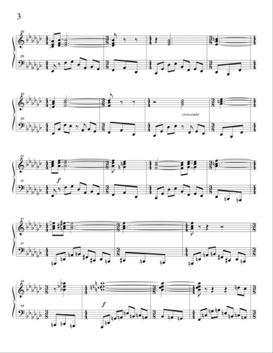 Three Argemarillo Fantasies Piano Solo scores gallery preview page 5