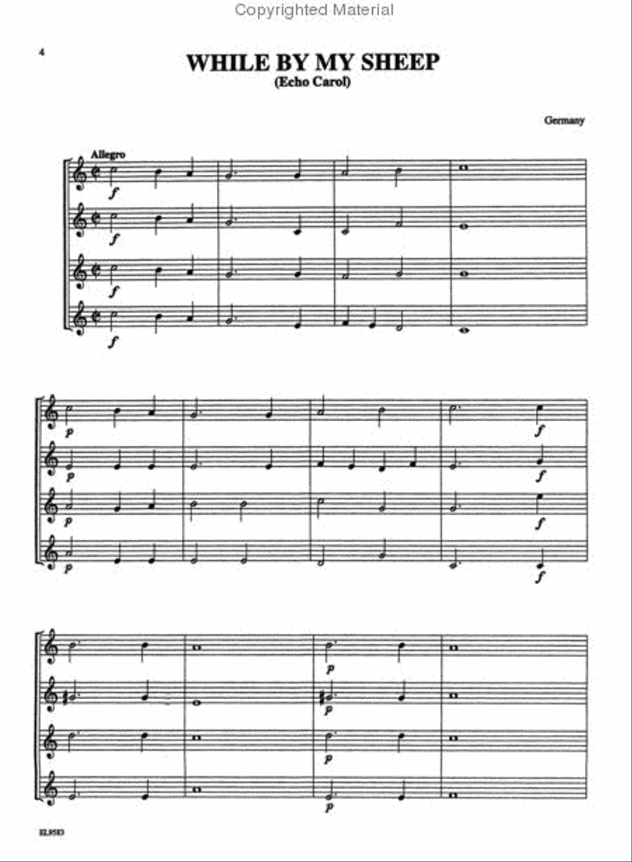 Christmas Quartets for All (Holiday Songs from Around the World) Small Ensemble scores gallery preview page 2