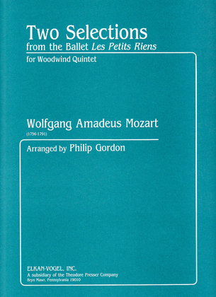 Book cover for Two Selections From The Ballet Les Petits Riens