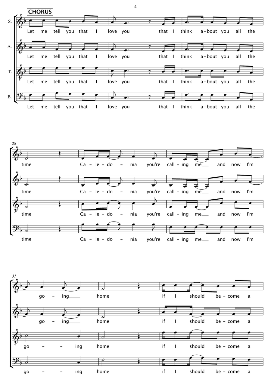 Caledonia 4-Part scores gallery preview page 4