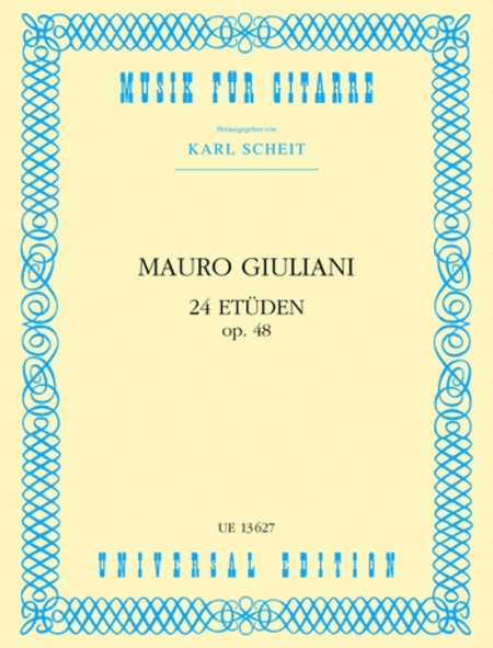 Etudes, 24, Op. 48, Guitar (Sc