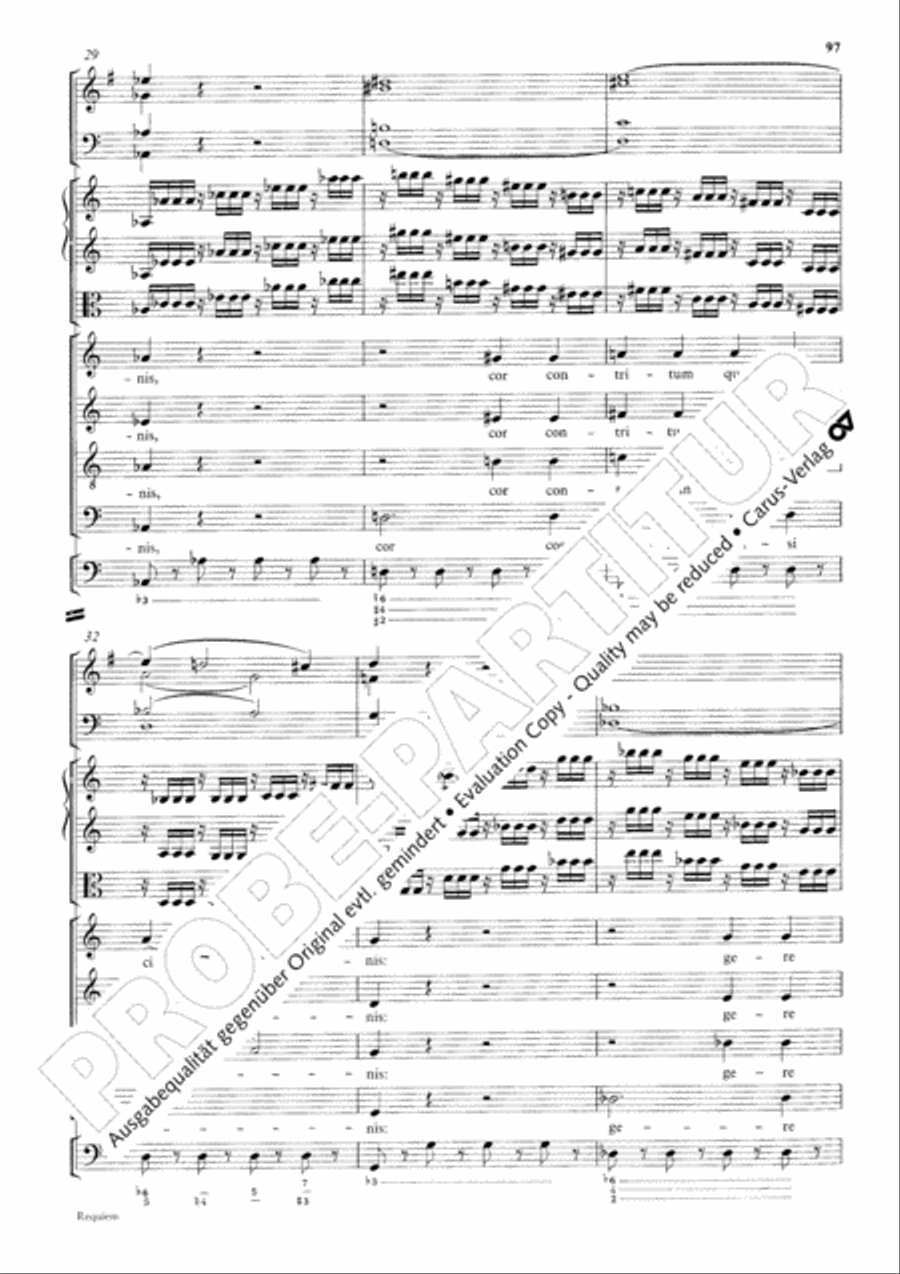 Requiem Requiem 4-Part scores gallery preview page 104