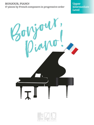 Book cover for Bonjour, Piano! - Upper Intermediate Level