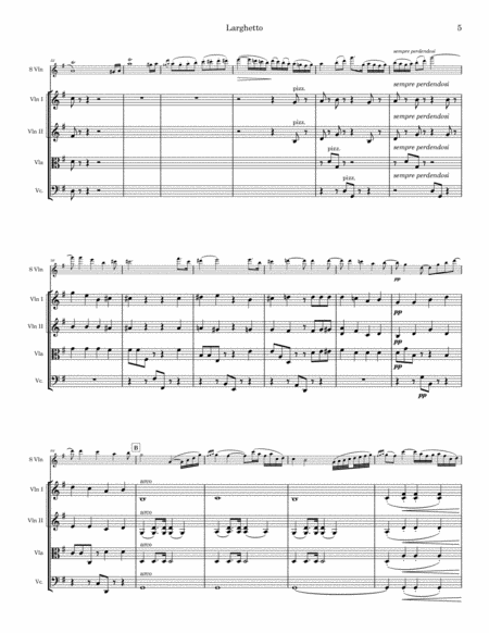 Larghetto from Violin Concerto Op.61