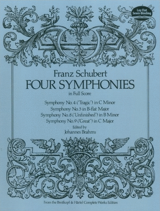 Book cover for Schubert - 4 Symphonies Full Score