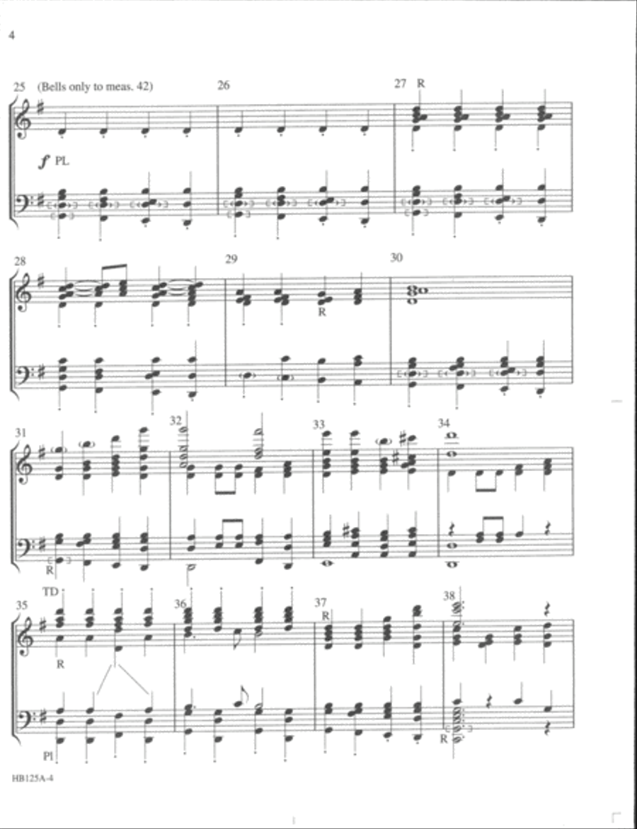 Stand up for Jesus - handbell part 5-Octaves scores gallery preview page 4