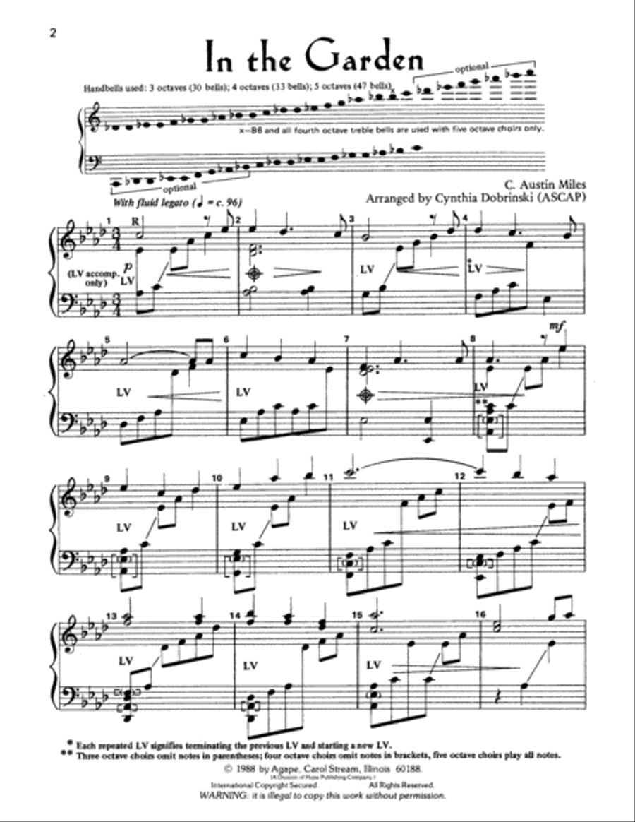 In the Garden In the Garden 5-Octaves scores gallery preview page 2