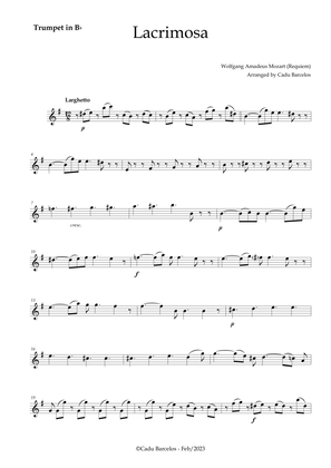Book cover for Lacrimosa - Trumpet no chords (Mozart)