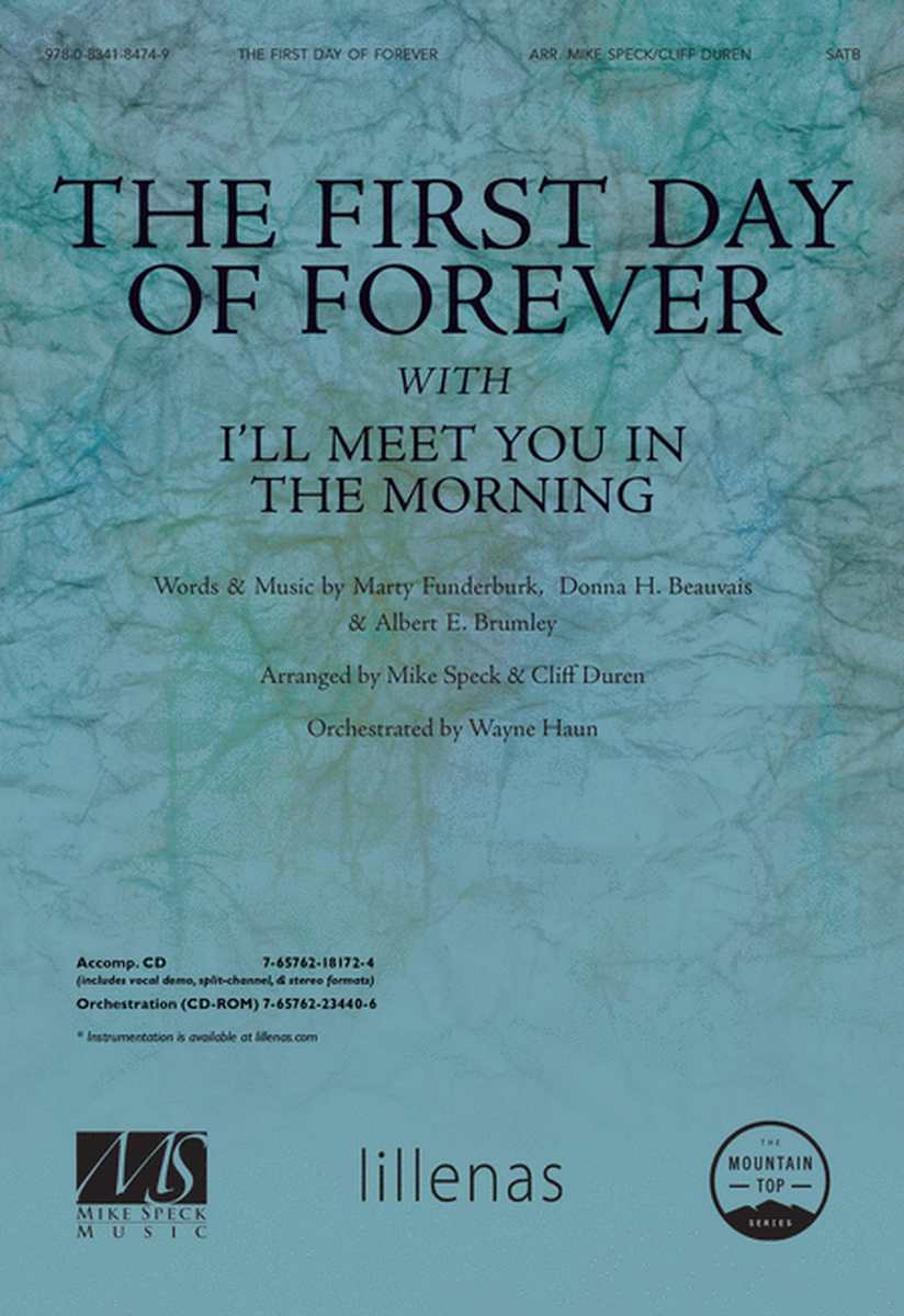 The First Day of Forever - Accomp. CD With Stereo, Split-Channel, & Demo - DTX