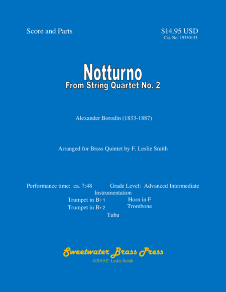 Notturno from String Quartet No. 2 ("And This Is My Beloved") image number null