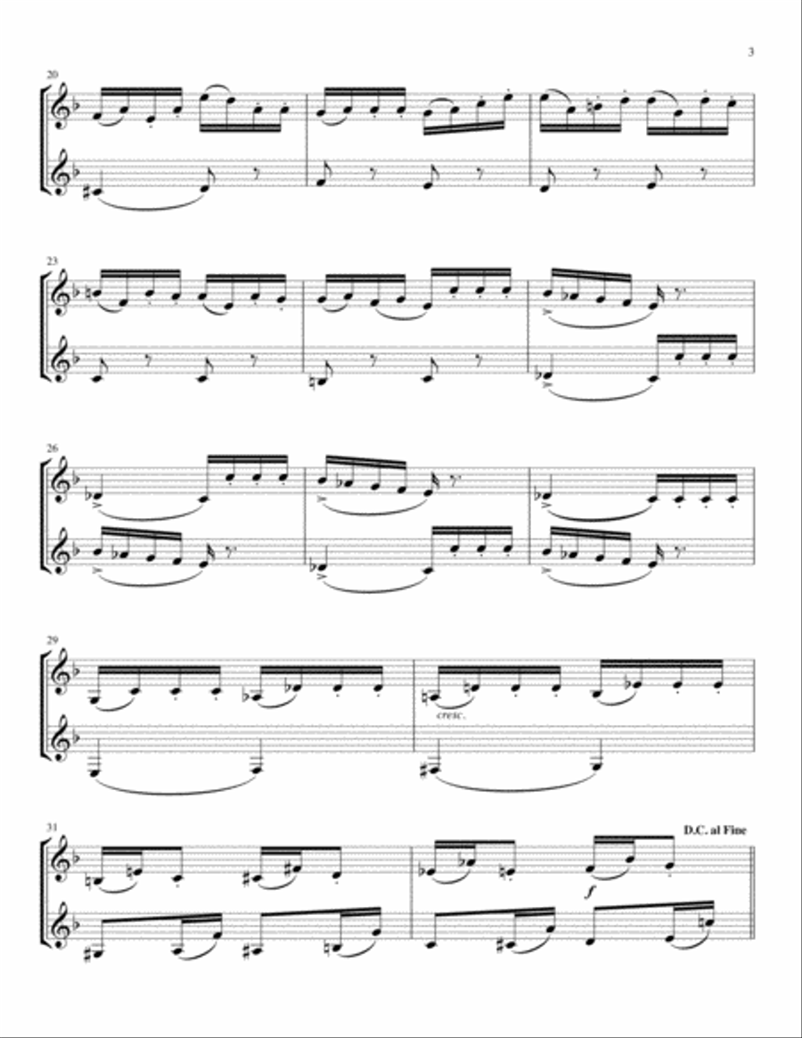 The Nutcracker Suite (complete) Clarinet Duet scores gallery preview page 3