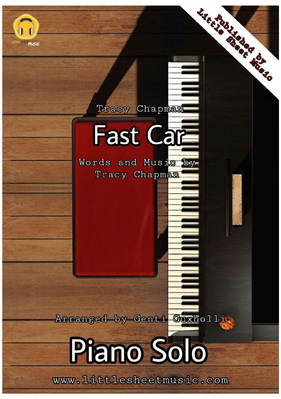 Fast Car Piano Solo scores gallery preview page 1