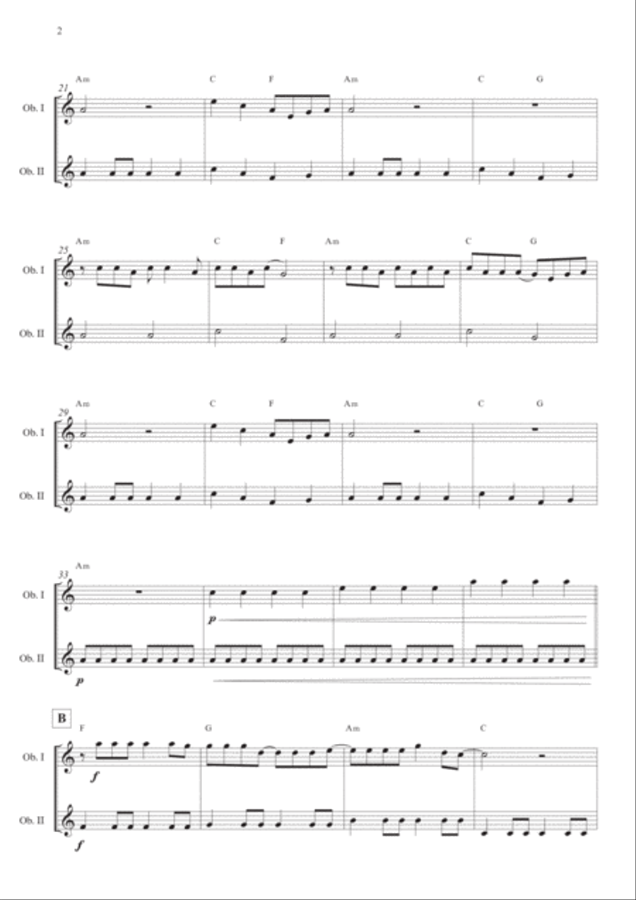 Bad Romance Easy Piano scores gallery preview page 2