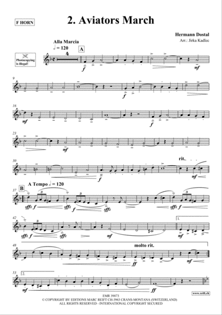 10 Greatest Famous Marches Piano Accompaniment scores gallery preview page 3