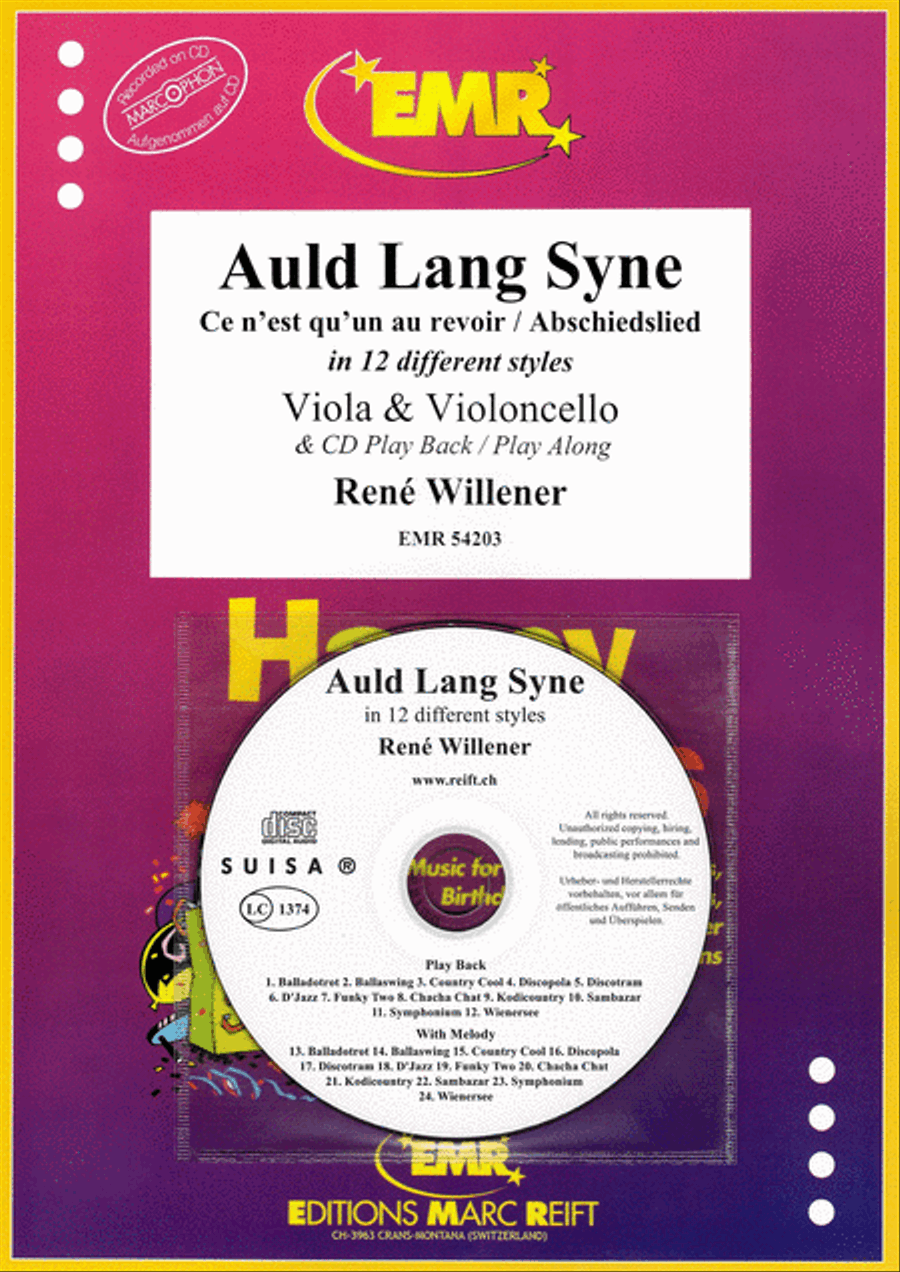 Auld Lang Syne Cello scores gallery preview page 1