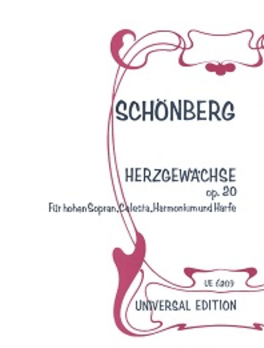Herzgewaechse, Op. 20 Harp scores gallery preview page 1