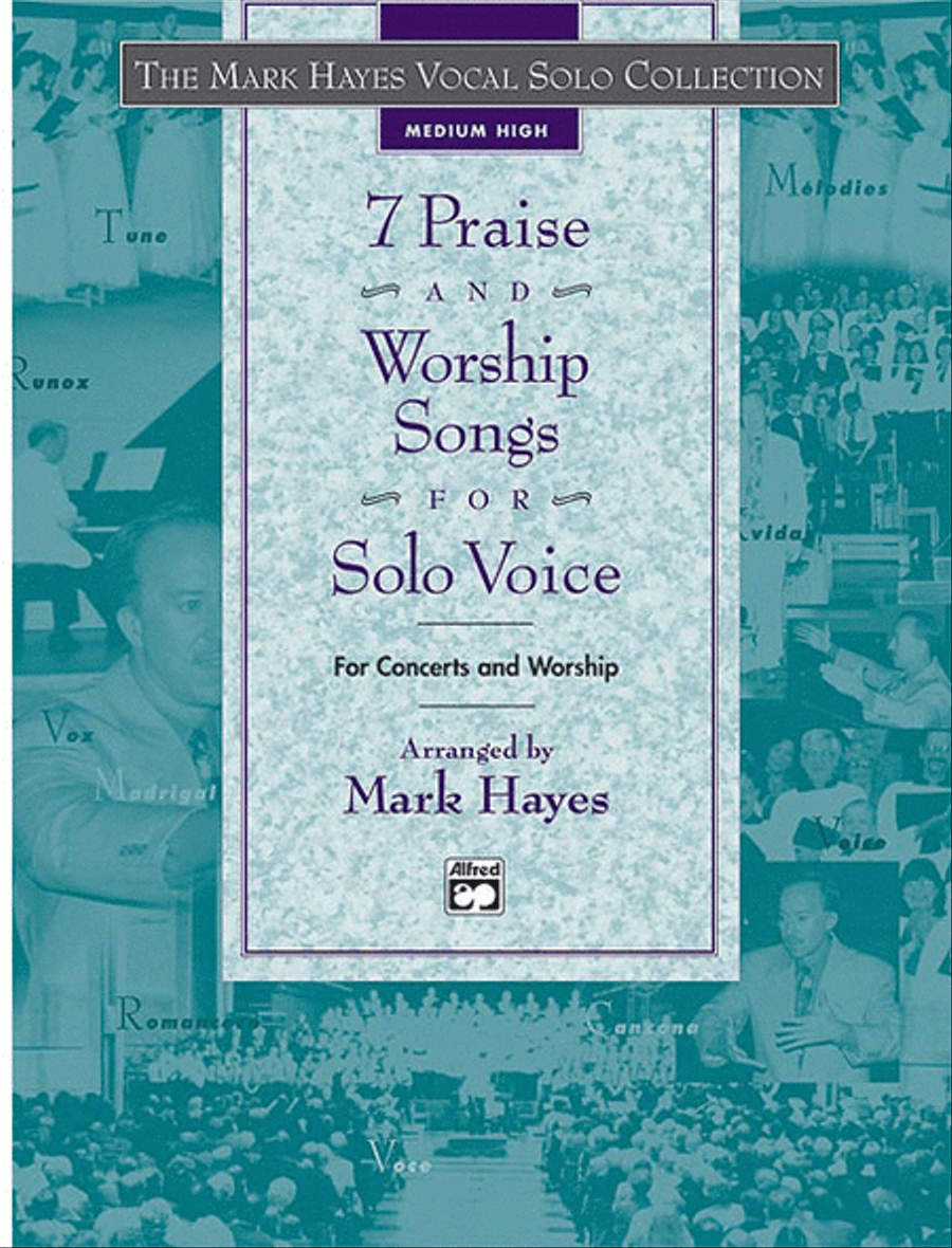 The Mark Hayes Vocal Solo Collection -- 7 Praise and Worship Songs for Solo Voice Medium-High Voice scores gallery preview page 1