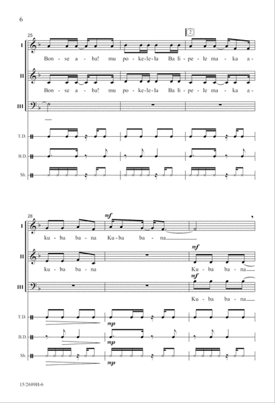 Bonse Aba 3-Part scores gallery preview page 7