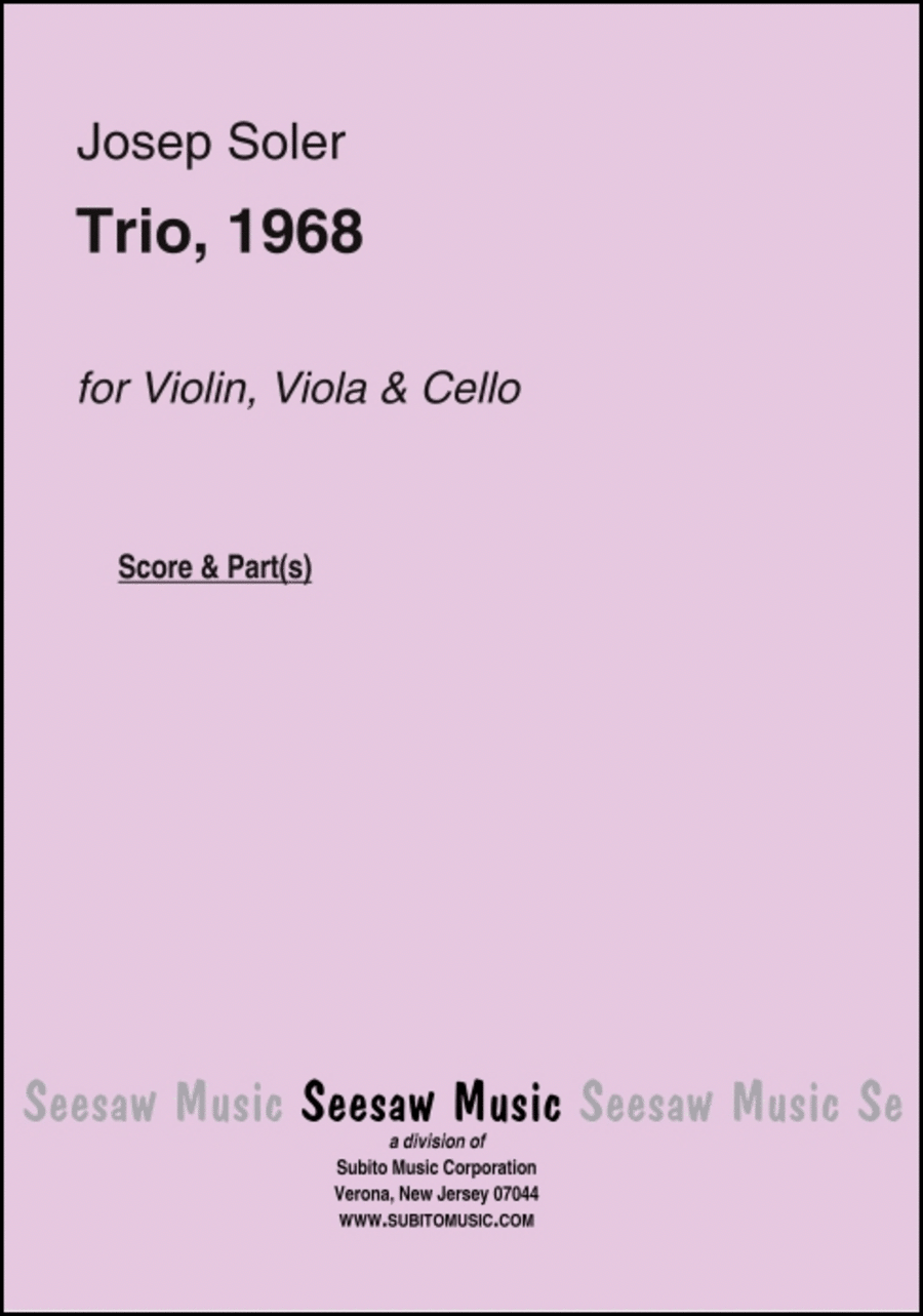 Trio, 1968