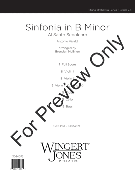 Sinfonia in B Minor image number null
