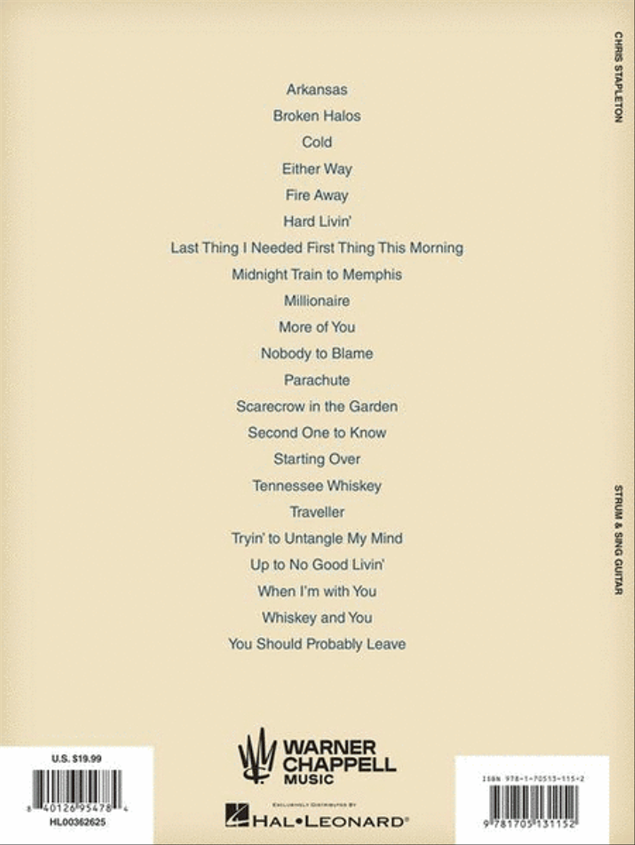 Chris Stapleton Electric Guitar scores gallery preview page 7