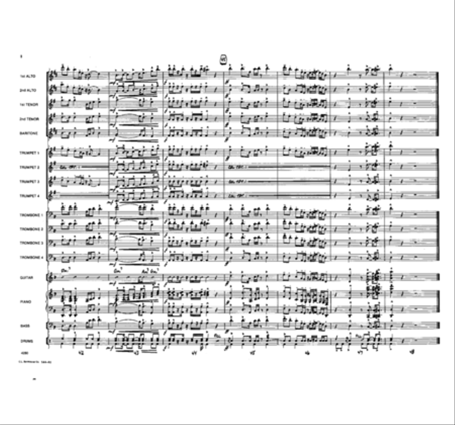 Struttin' Struttin' Jazz Ensemble scores gallery preview page 8