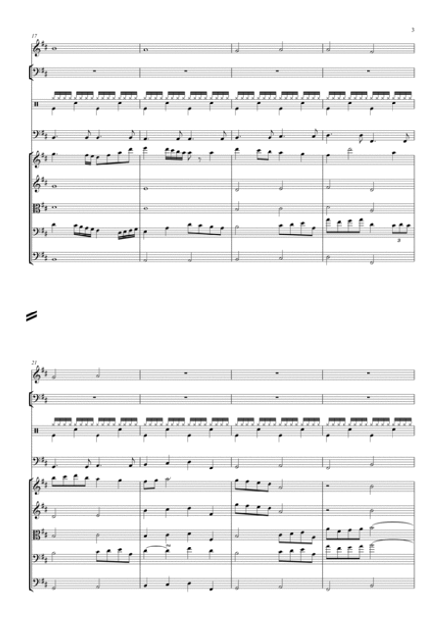 Stagioni Di Venezia Full Orchestra scores gallery preview page 3