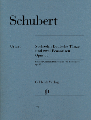 Book cover for 16 German Dances and 2 Ecossaises Op. 33 D 783