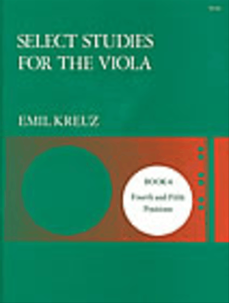 Select Studies. Book 4 Viola scores gallery preview page 1