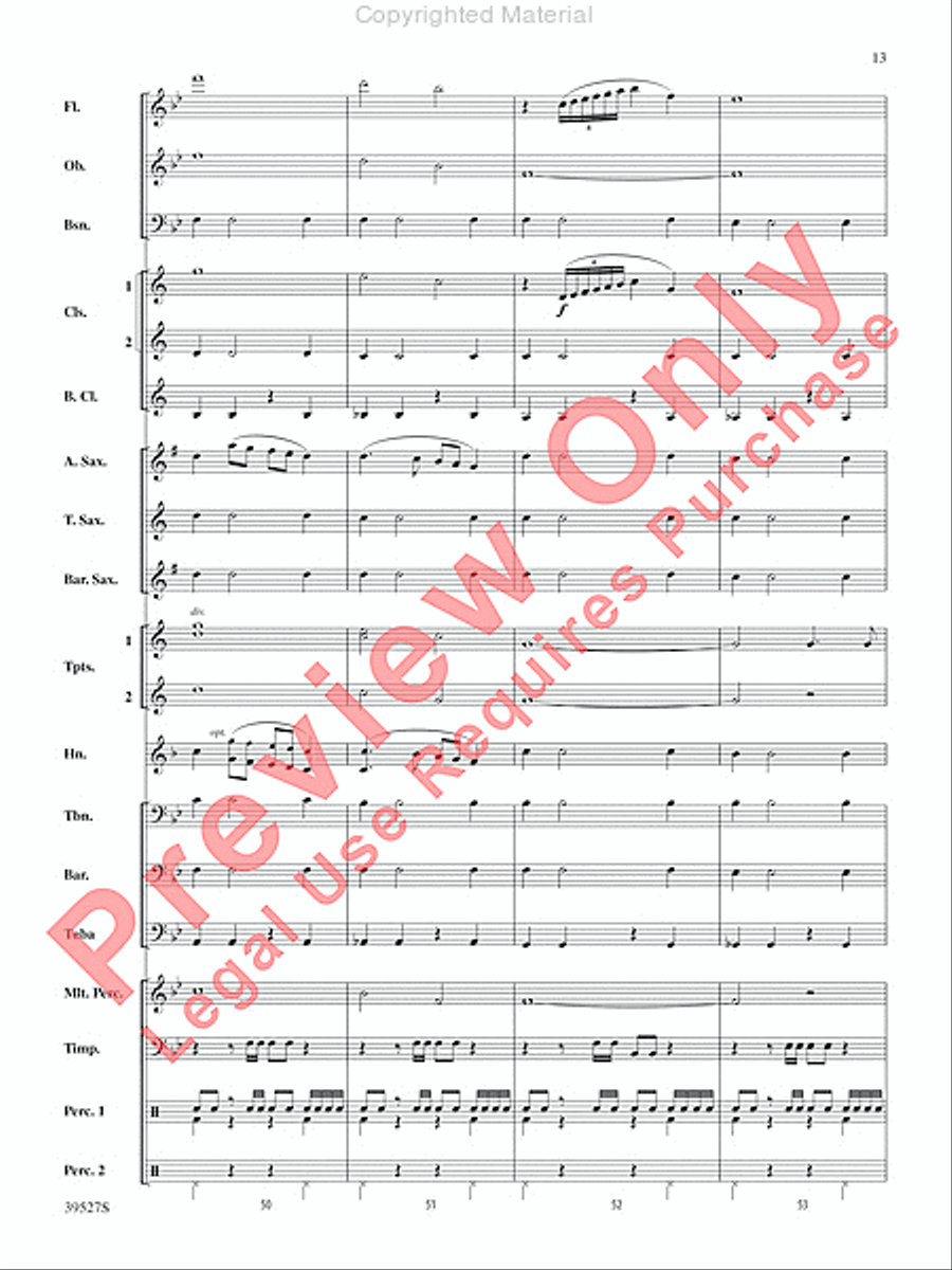 A Celebration of Taps A Celebration of Taps Concert Band scores gallery preview page 13