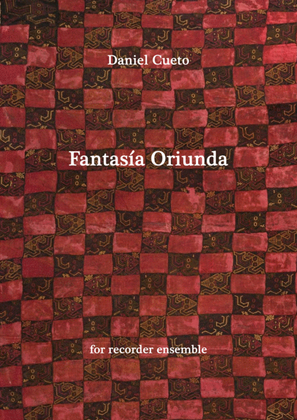 FANTASIA ORIUNDA for recorder ensemble