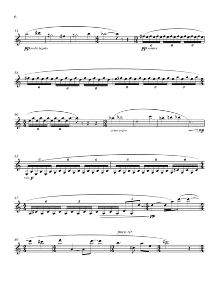 Sojourn 3 B-Flat Clarinet scores gallery preview page 4