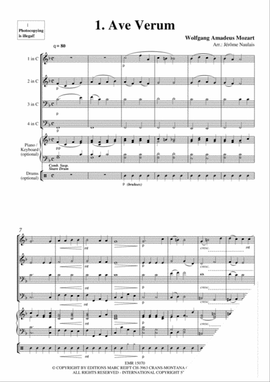 Brass Quartets Vol. 13 Brass Ensemble scores gallery preview page 3