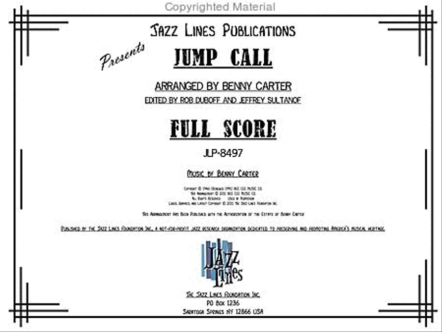 Jump Call Big Band scores gallery preview page 2