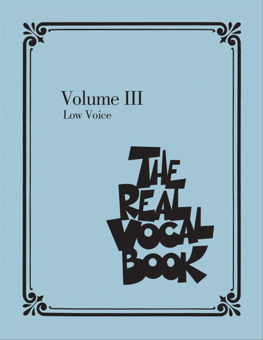 The Real Vocal Book - Volume III Voice scores gallery preview page 1