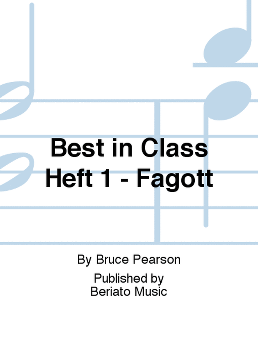 Best in Class Heft 1 - Fagott