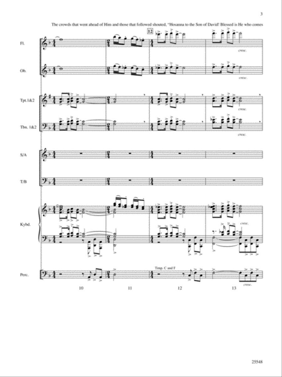 Passion of the Palms Choir scores gallery preview page 4