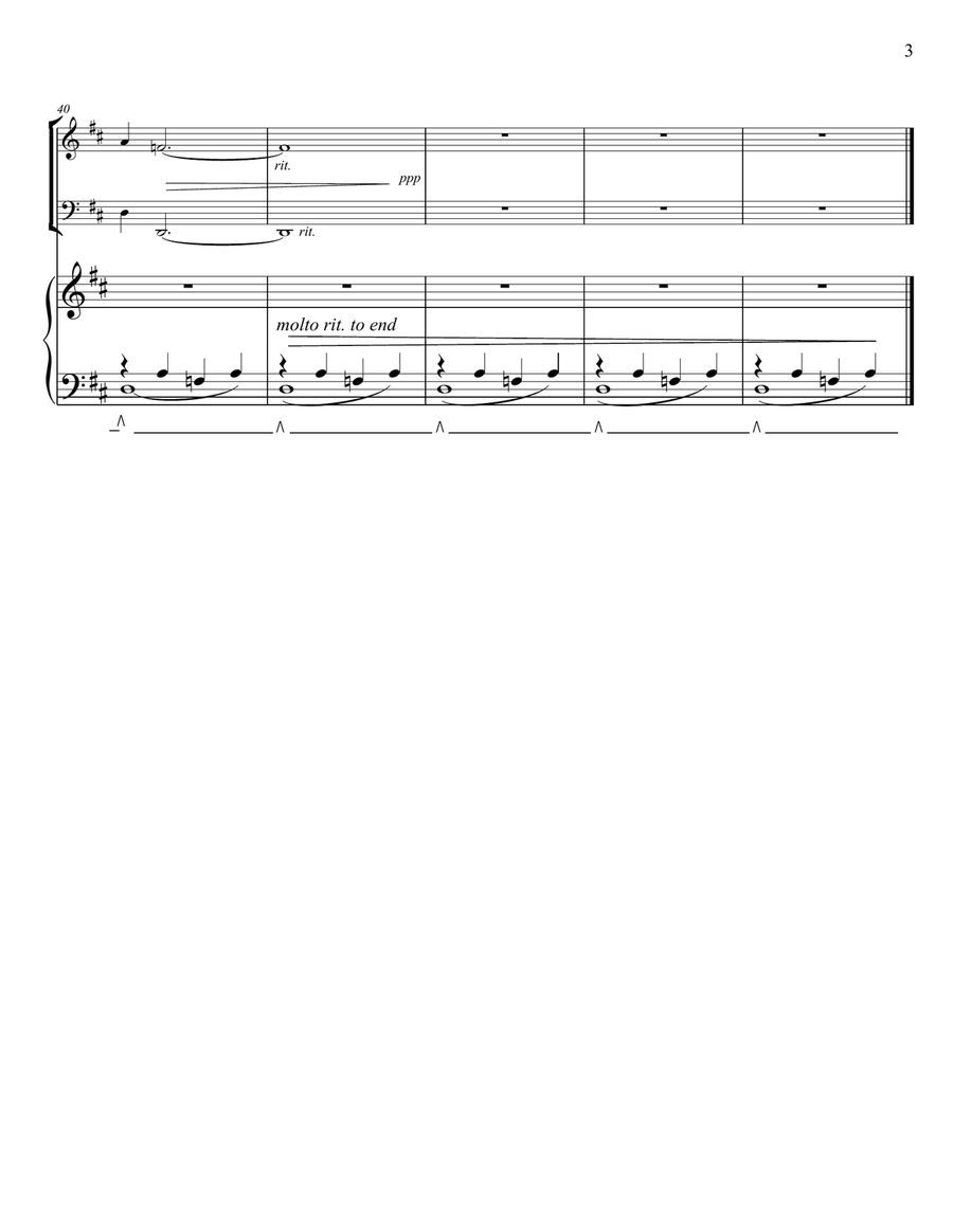 Desert Echoes for Beginning Piano Trio Piano Trio scores gallery preview page 3