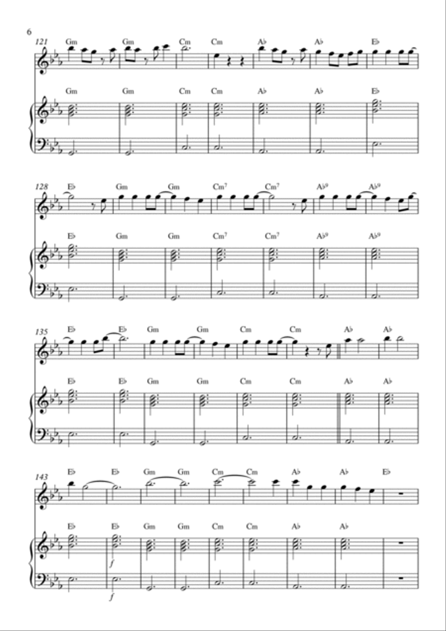 Traitor Violin Solo scores gallery preview page 6