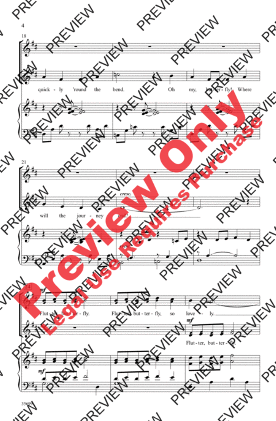 Songs of Flight 2-Part scores gallery preview page 4