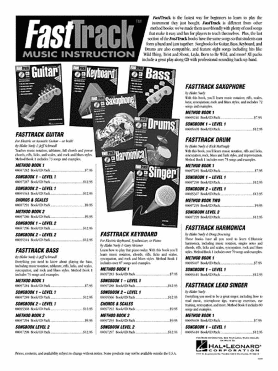 FastTrack Harmonica Method – Book 1 Harmonica scores gallery preview page 5
